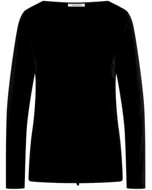 Peter Hahn Blusen-Shirt - Schwarz