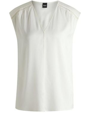 BOSS Bluse Binadi - Weiß