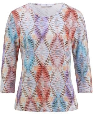 Peter Hahn Rundhals-Shirt 3/4-Arm - Weiß