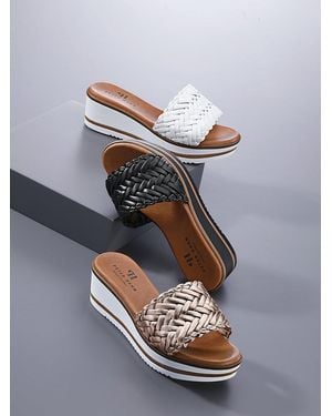 Peter Hahn Pantolette, , gr. 38, leder - Grau