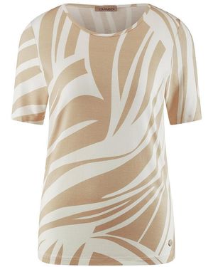 Uta Raasch Rundhals-Shirt - Natur