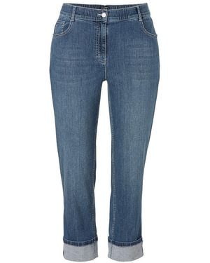 Via Appia Due 7/8-Jeans Zum Schlupfen - Blau