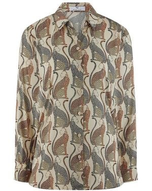 Peter Hahn Bluse - Braun