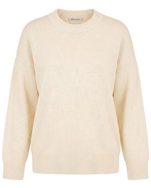 Peter Hahn Rundhals-Pullover Kaschmir - Natur