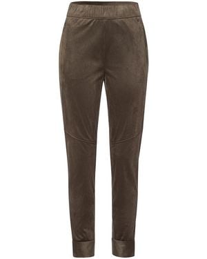 Basler Jogg-Pants Grün - Braun