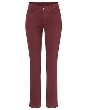 M·a·c Straight Fit-Jeans Van - Rood