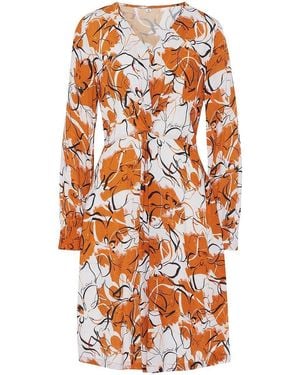 Uta Raasch Kleid V-Ausschnitt - Orange