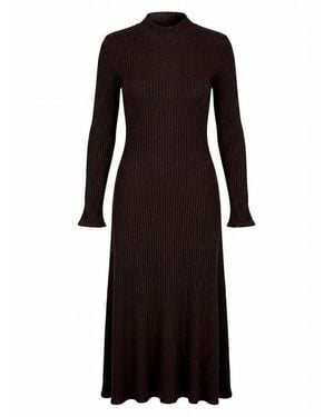 efixelle Jersey-Kleid - Schwarz
