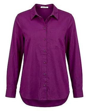 Peter Hahn Lange Blouse Van - Paars