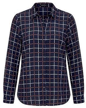 Peter Hahn Blouse Lange Mouwen Van - Blauw