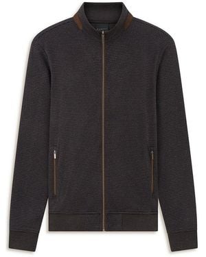 Bugatti Sweatjacke modern fit - Schwarz