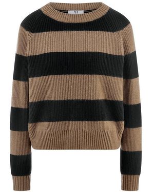 Peter Hahn Rundhals-Pullover - Schwarz