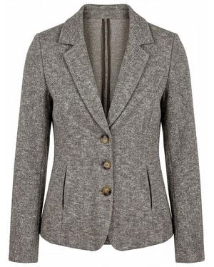 Peter Hahn Jersey-blazer - Grau