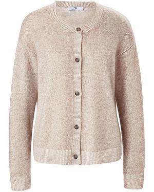 Peter Hahn Strickjacke, , gr. 48, schurwolle - Natur