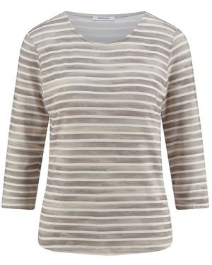Peter Hahn Rundhals-Shirt - Grau