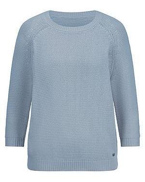 Basler Trui Ronde Hals Van - Blauw