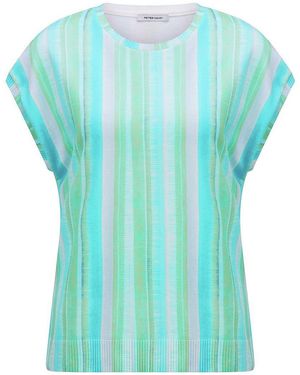 Peter Hahn Rundhals-Pullover - Blau
