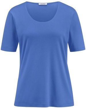 efixelle Rundhals-Shirt - Blau
