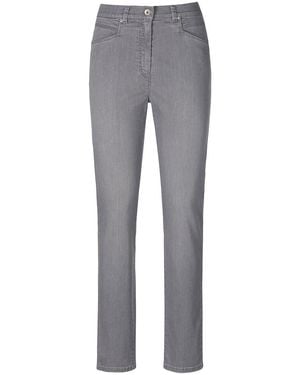 RAPHAELA by BRAX Comfort plus-zauber-jeans modell caren, , gr. 18, baumwolle - Grau