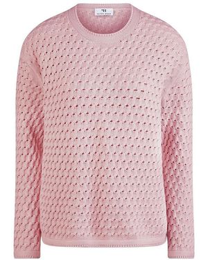 Peter Hahn Rundhals-Pullover - Pink