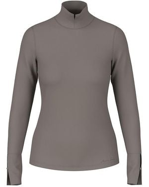 Marc Cain Shirt Een Opstaande Kraag Van - Grijs