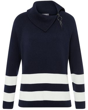 Basler Rollkragen-Pullover - Blau
