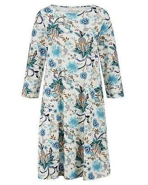 Green Cotton Jurk Ivy Van - Blauw