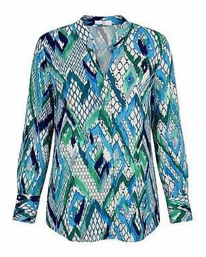 Emilia Lay Lange Blouse Van - Blauw