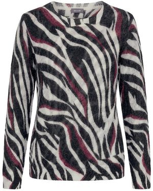 Basler Rundhals-Pullover - Schwarz