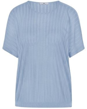 Peter Hahn Rundhals-Shirt - Blau