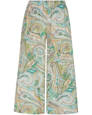 Green Cotton Culotte Henriette - Grün