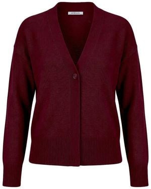 Peter Hahn Strickjacke - Rot
