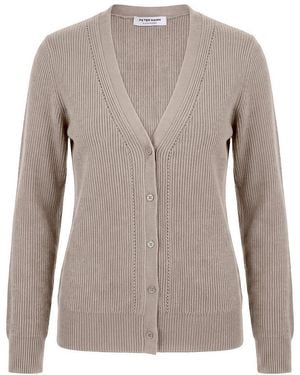 Peter Hahn Strickjacke - Grau