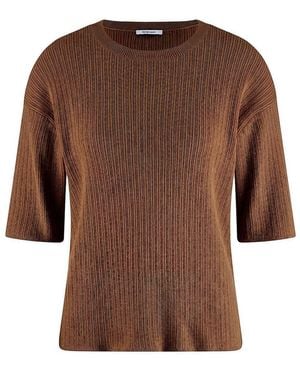 Peter Hahn Rundhals-Pullover Aus 100% Supima-Baumwolle - Braun
