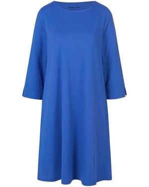 Green Cotton Jersey-Kleid Ivy - Blau