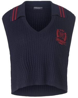 Mybc Pullunder, , gr. 36, baumwolle - Blau