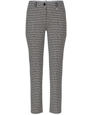 Marc Cain Enkellange Slim Fit Jersey Broek Van - Grijs