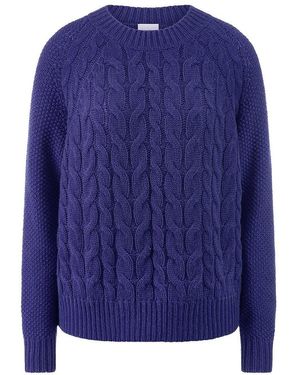 include Rundhals-Pullover - Blau