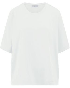 Riani Rundhals-Shirt - Weiß