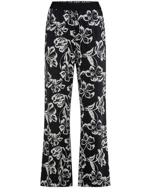 Emilia Lay Straight Fit-Jersey-Hose - Schwarz