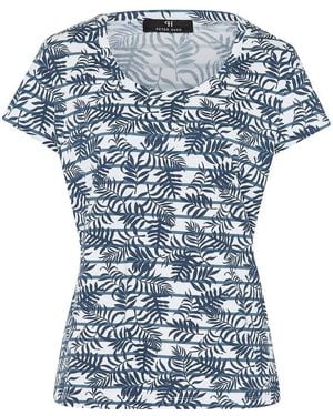 Peter Hahn Rundhals-Shirt 1/2-Arm - Blau