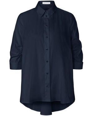 St. Emile Bluse in a-linie, , gr. 36, baumwolle - Blau