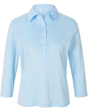 efixelle Polo-Shirt 3/4-Arm blau