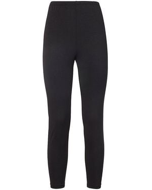 Green Cotton Leggings Nanna - Blau