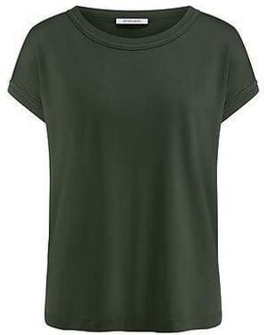 Peter Hahn Shirt Ronde Hals Van - Groen