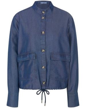 DAY.LIKE Blusen-Jacke - Blau