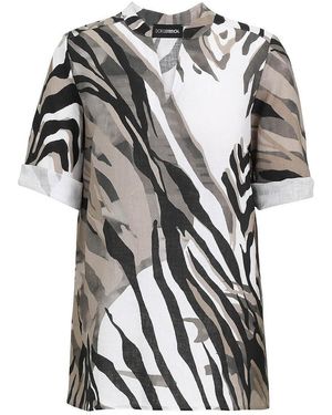 Doris Streich Long-Bluse 3/4-Arm - Natur