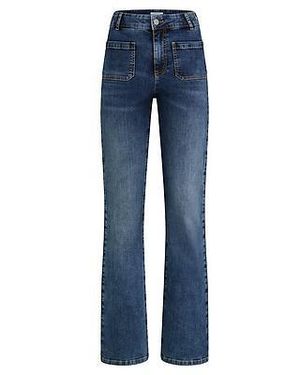 Peter Hahn Bootcut-Jeans Van - Blauw
