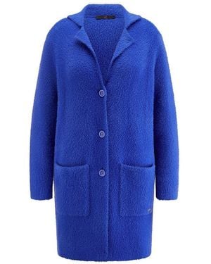 Emilia Lay Strickmantel - Blau