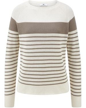 Peter Hahn Rundhals-Pullover - Grau